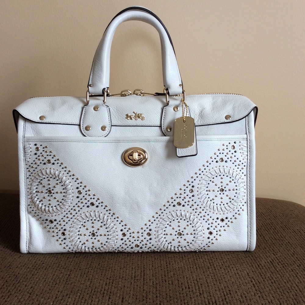 COACH MINI STUDS RHYDER SATCHEL
